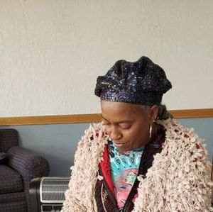 Vintage Sequined Painters Cap